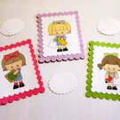Kindergarten Kids Girl - Card/Pages Toppers