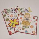 Totally Tropical Girl c - MME - Sewn Mat Set
