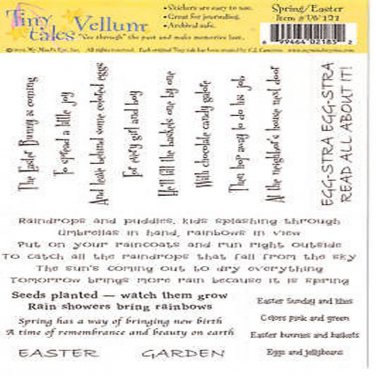 Spring/Easter - MME - Vellum Sticker Sheet