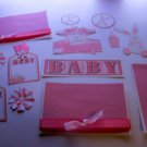 Baby Girl 3 - Mat Set w/Pieces and Mats w/Ribbon