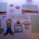 Baked To Perfection Girl - Mat Set w/Pieces and Mats w/Ribbon Baked To Perfection Girl - Mat Set w/Pieces and Mats w/Ribbon