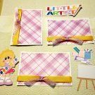 Little Artist Girl a4 - Printed Piece/Title & Mats set