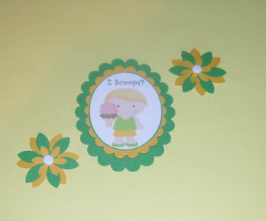 2 Scoops Boy kw - 3 pc Embellishment Set
