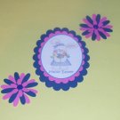 Happy Easter Bunny Flowers - 3 pc Embellishment Set