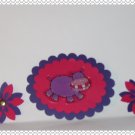 Hippo - 3 pc Embellishment Set