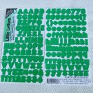 Making Memories Chunky Shadow Alphabet Green