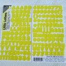 Making Memories Chunky Shadow Sun Alphabet Yellow