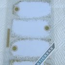 Sticko Gold Stippled Tags Stickers