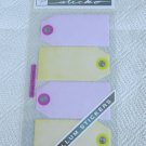 Sticko Pink Yellow Tags Stickers