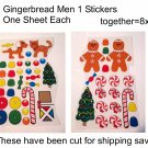 Gingerbread Men 1 Stickers Gingerbread Men 1 Stickers