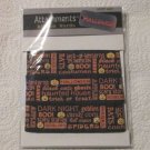 Halloween Ribbon Words Stickers