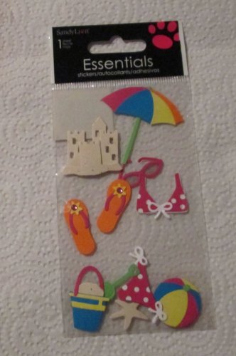 Sandylion Beach Fun Stickers