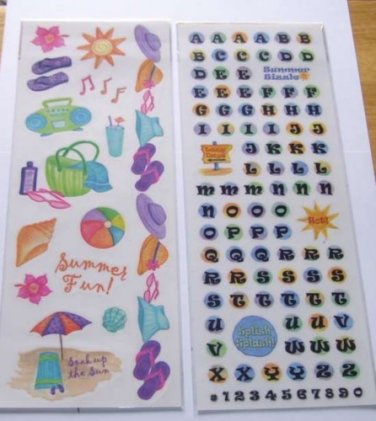 Beach Set Stickers