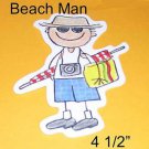 Beach Man - Die Cut