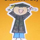 Graduation Boy - Die Cut