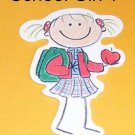School Girl 1 - Die Cut