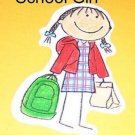 School Girl - Die Cut