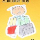 Suitcase Boy - Die Cut