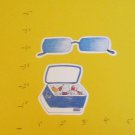 Cooler and Glasses - Die Cut Cooler and Glasses - Die Cut