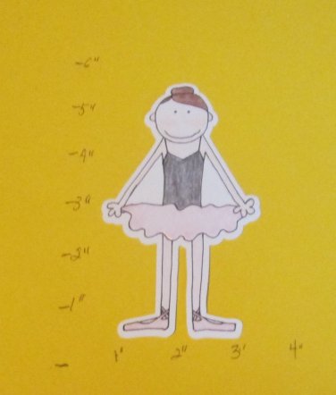 Dancer Girl - Die Cut