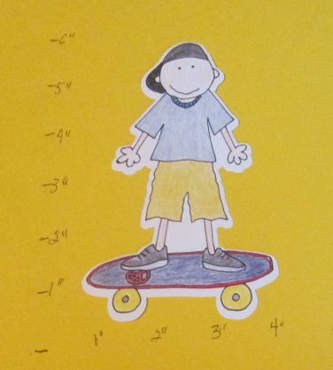 Skateboard Boy 2e - Die Cut