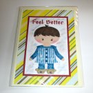 Feel Better Boy a - 5x7" Greeting Card with envelope