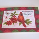 Merry Christmas and a Happy New Year Cardinal - 5x7" Greeting Card with envelope