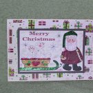 Merry Christmas Santa and Sleigh - 5x7" Greeting Card with envelope
