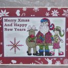 Merry Xmas and Happy New Year - 5x7" Greeting Card with envelope