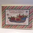 Wishing The Best of the Holiday Season - 5x7" Greeting Card with envelope