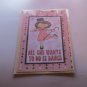 All She Wants To Do Is Dance 2 - 5x7" Greeting Card with envelope