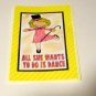 All She Wants To Do Is Dance - 5x7" Greeting Card with envelope
