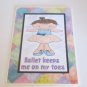 Ballet Keeps Me On My Toes a - 5x7" Greeting Card with envelope