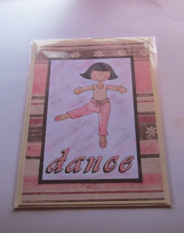 Dance - 5x7" Greeting Card with envelope