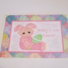 Baby's lst Easter Girl - 5x7" Greeting Card with envelope