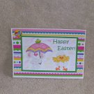 Happy Easter Umbrella Bunny - 5x7" Greeting Card with envelope