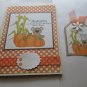 Autumn t - 5x7" Greeting Card with Matching Tag and envelope