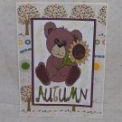 Autumn Bear - 5x7" Greeting Card with envelope