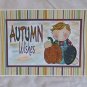 Autumn Wishes Boy - 5x7" Greeting Card with envelope