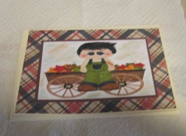 Fall Boy 2 - 5x7" Greeting Card with envelope