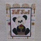 Fall Fun Bear 1 - 5x7" Greeting Card with envelope