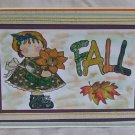 Fall Girl - 5x7" Greeting Card with envelope
