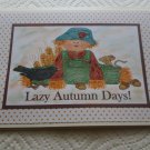 Lazy Autumn Days a - 5x7" Greeting Card with envelope