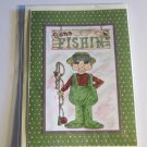 Gone Fishing Guy - 5x7" Greeting Card with envelope