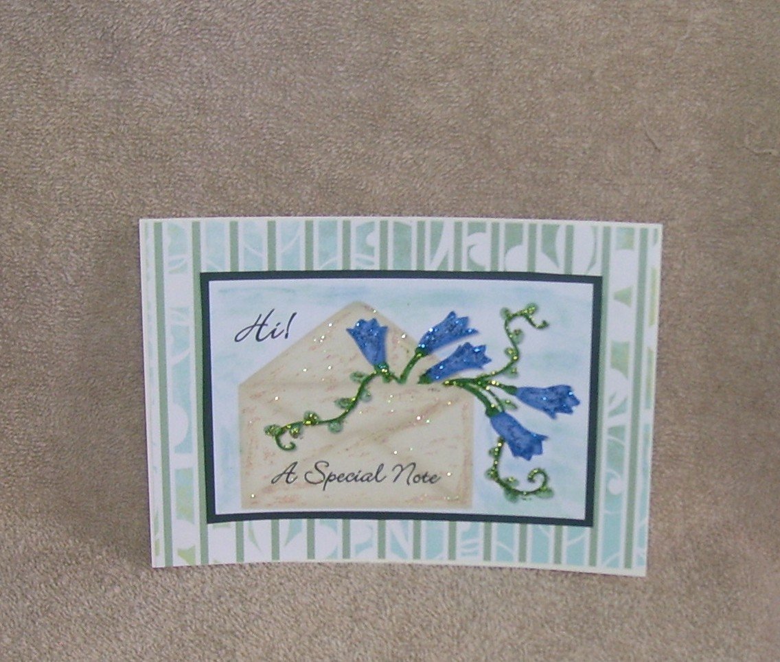 A Special Note 5x7" Greeting Card with envelope