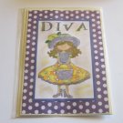 Diva b - 5x7" Greeting Card with envelope