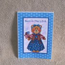 Born In The USA Girl - 5x7" Greeting Card with envelope Born In The USA Girl - 5x7" Greeting Card with envelope
