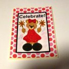Celebrate Girl b - 5x7" Greeting Card with envelope