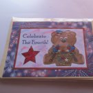 Celebrate The Fourth Girl - 5x7" Greeting Card with envelope