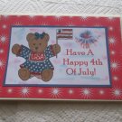 Have A Great 4th of July Bear - 5x7" Greeting Card with envelope